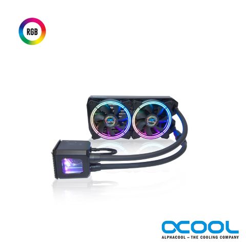 ALPHACOOL 北極熊極光CPU水冷散熱器240-RGB