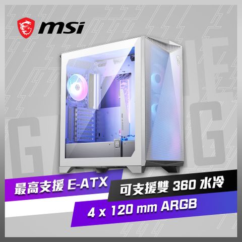 MSI 微星 MPG GUNGNIR 300R AIRFLOW WHITE 電腦機殼