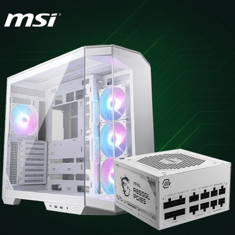 微星 PANO 100R PZ機殼 A850GL PCIE5 電源