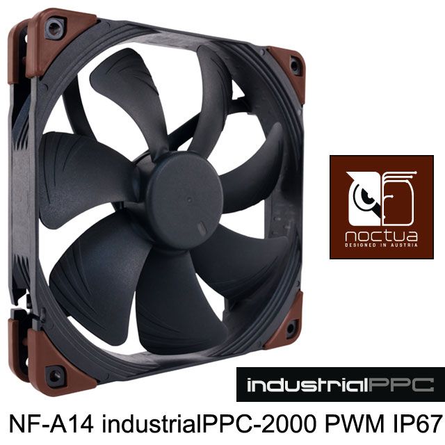 Noctua  NF-A14 industrialPPC-2000 PWM工業級IP67防塵防水風扇