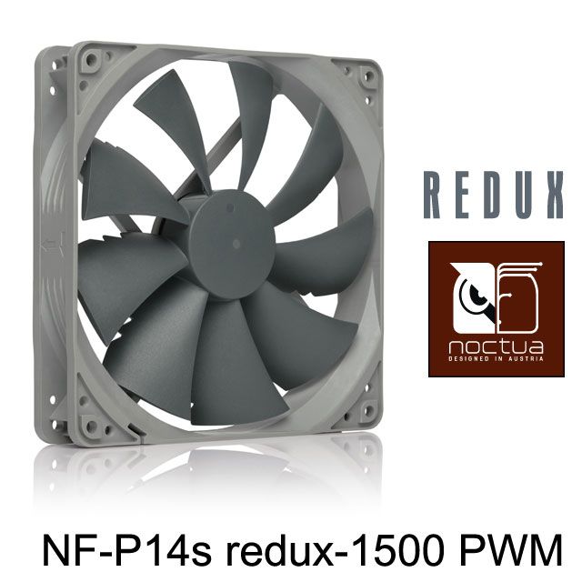 Noctua  NF-P14s redux-1500 PWM 復刻雋永經典版風扇