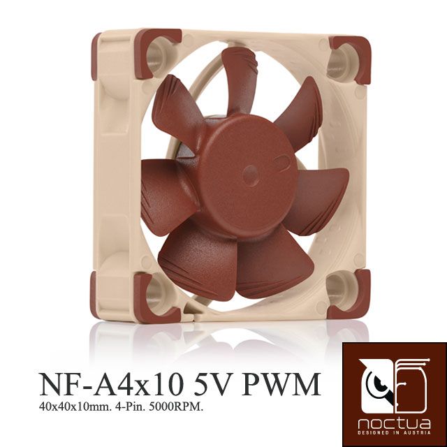 Noctua  NF-A4x10 5V PWM SSO2 磁穩軸承 AAO 防震靜音扇-5V版本