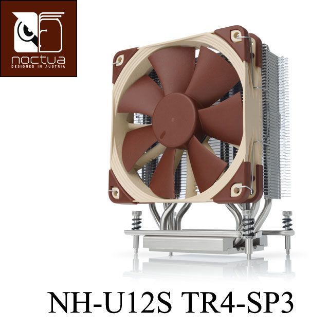 Noctua  NH-U12S TR4-SP3 多導管靜音散熱器-TR4-SP3平台專用