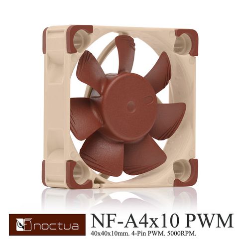 Noctua NF-A4x10 PWM SSO2 磁穩軸承 AAO 防震靜音扇
