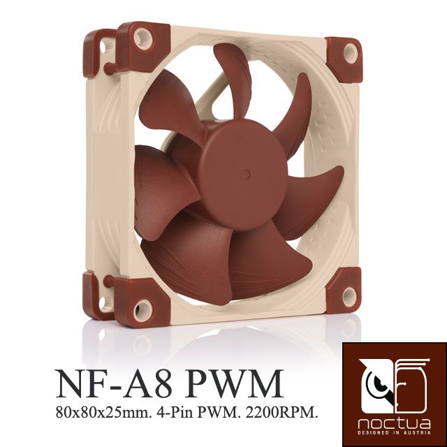 Noctua NF-A8 PWM SSO2 磁穩軸承AAO防震靜音扇- PChome 24h購物