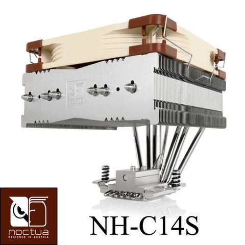 Noctua NH-C14S下吹式六導管靜音CPU散熱器