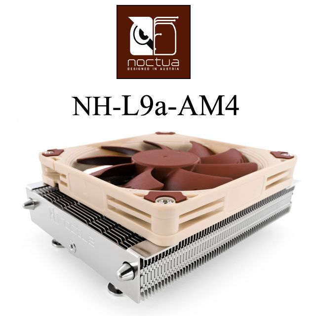 Noctua  NH-L9a-AM4 家庭劇院 HTPC 超小型電腦主機靜音散熱器-AM4平台專用