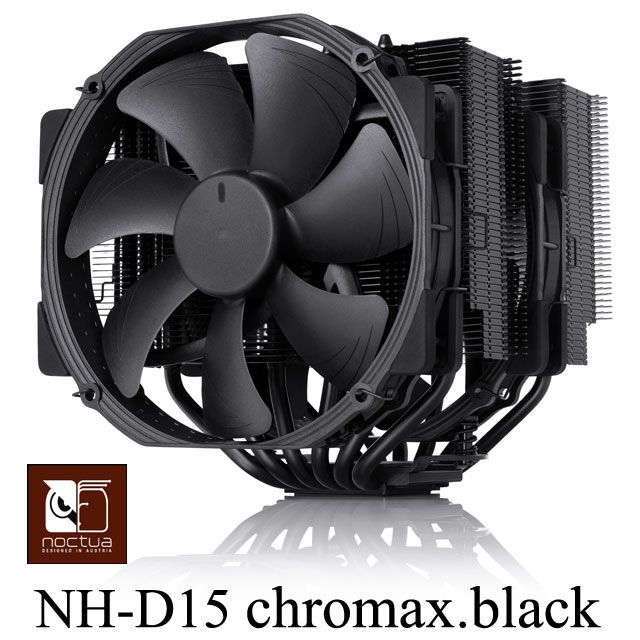 Noctua NH-D15 黑化雙塔雙扇六導管靜音CPU散熱器- PChome 24h購物