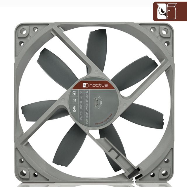 Noctua 貓頭鷹  NF-S12B redux-1200P 12公分 復刻雋永經典版PWM風扇