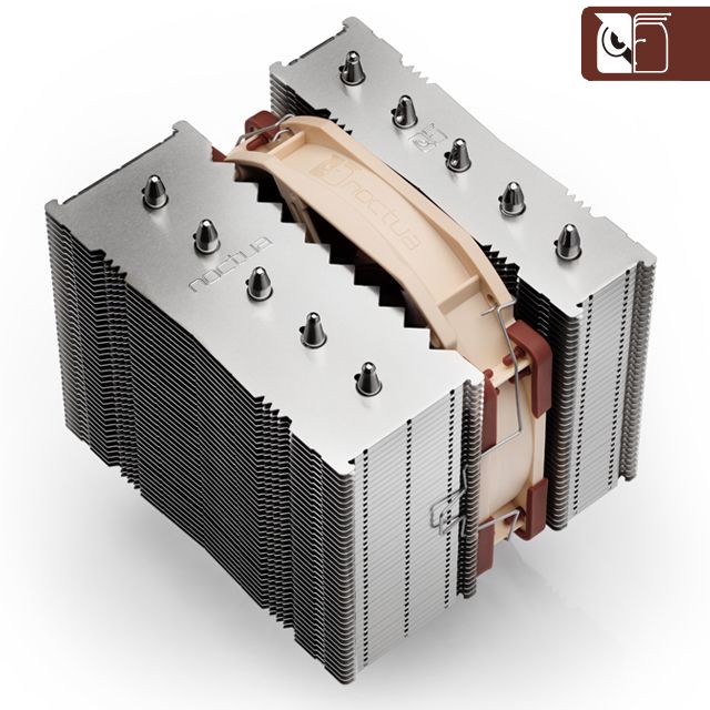 Noctua 貓頭鷹  NH-D12L 非對稱雙塔五導管 靜音 CPU散熱器