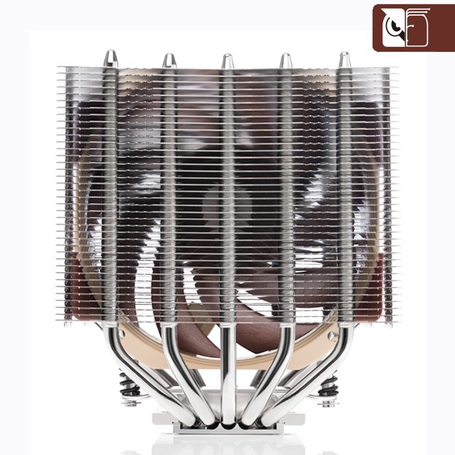 Noctua 貓頭鷹  NH-D12L 非對稱雙塔五導管 靜音 CPU散熱器