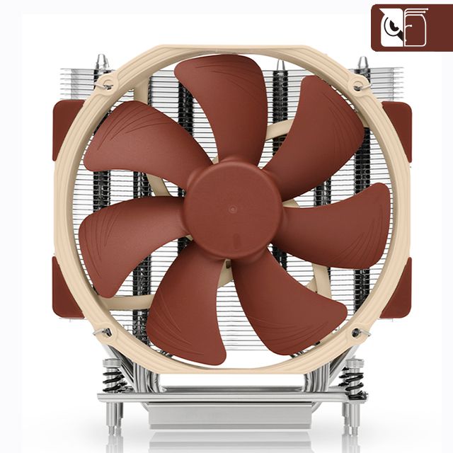 Noctua 貓頭鷹 NH-U14S TR4-SP3 AMD專用CPU散熱器14公分PWM單風扇