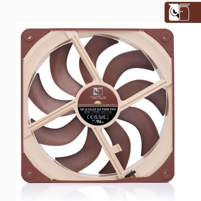 Noctua 貓頭鷹NF-A14x25 G2 PWM SX2-PP