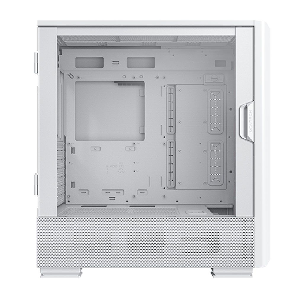 MONTECH (君主) SKY TWO GX WHITE 內含ARGB風扇*3/Type-C/支援E-ATX 電腦機殼 (白)