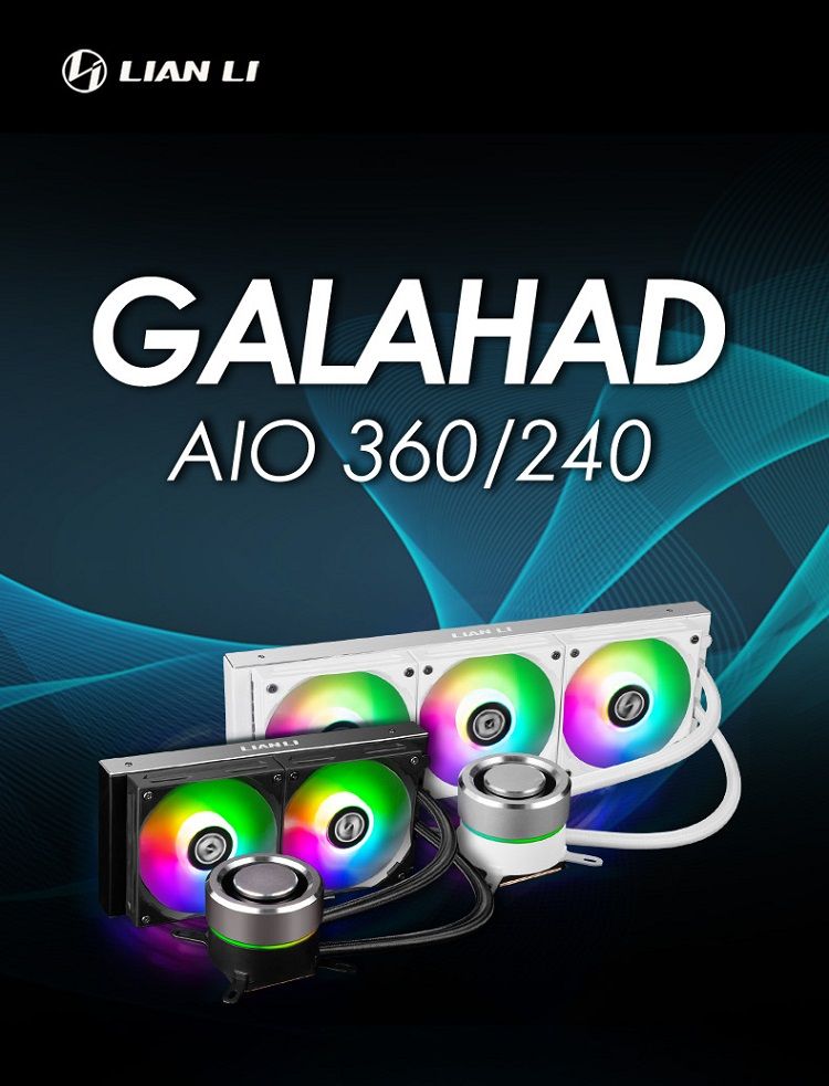 LIAN LI 聯力GALAHAD AIO 360 ARGB CPU一體式水冷散熱器(白色