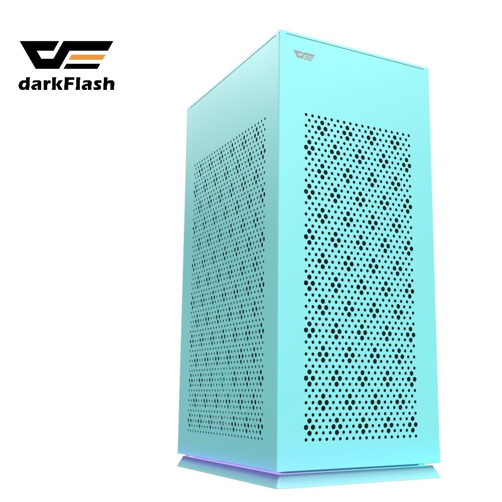 darkFlash 大飛  DLH21 薄荷綠 ITX 電腦機殼 機箱 (含9公分排風扇)