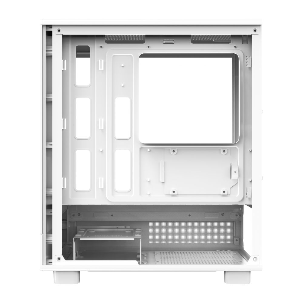 darkFlash 大飛 MOTI Mini 鏡之小島 M-ATX 白色機殼 (標配5顆固光風扇, 可關燈)