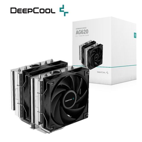 DEEPCOOL 九州風神 AG620 雙塔 雙風扇 六導管 支援 LGA1700 AM5 CPU 散熱器