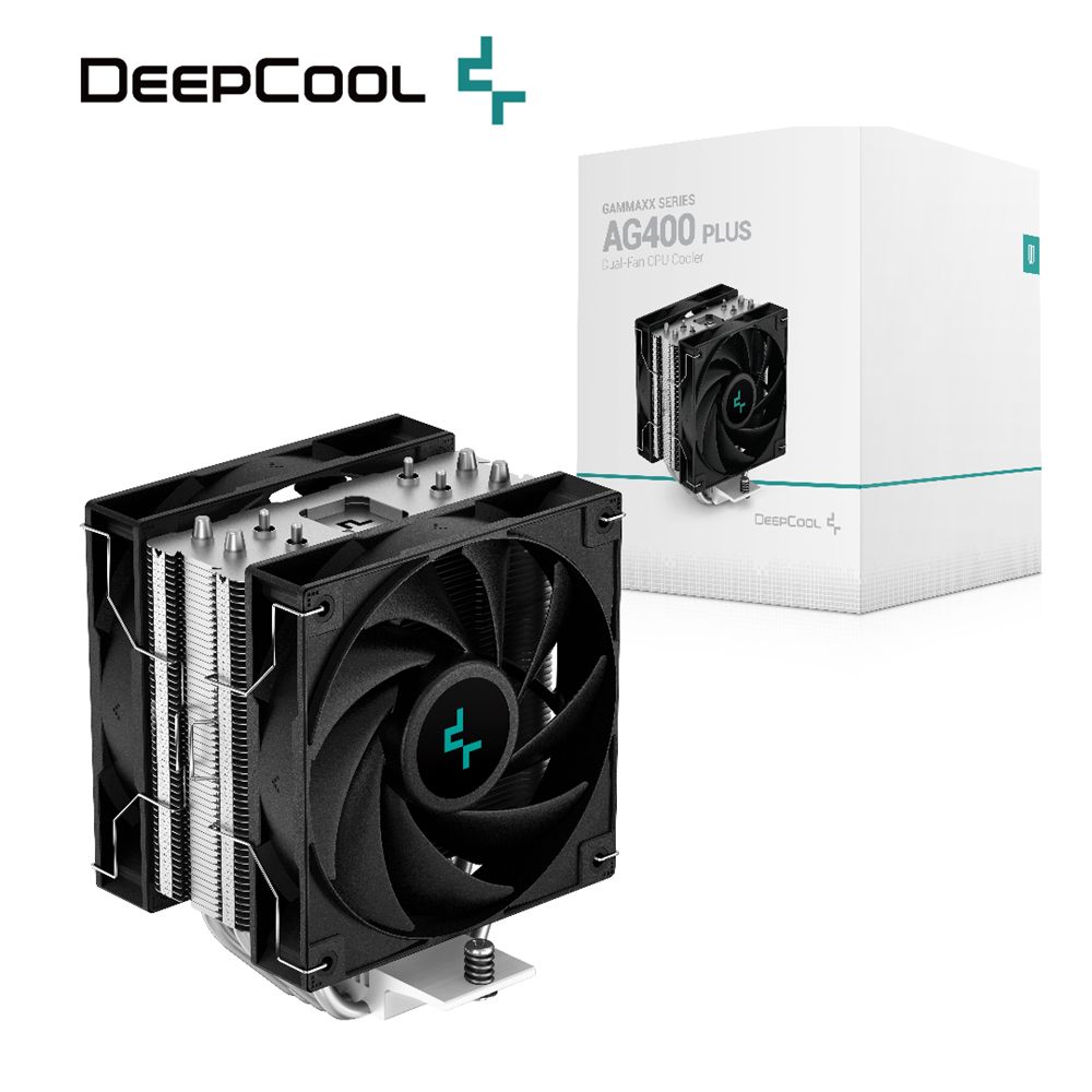 DEEPCOOL 九州風神   AG400 PLUS 雙風扇 四導管 支援 LGA1700 AM5 CPU 散熱器