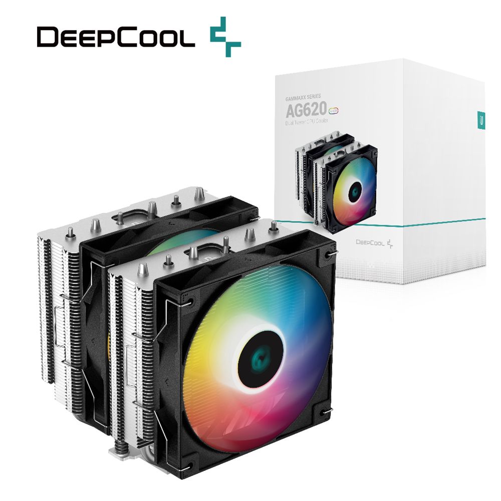 DEEPCOOL 九州風神   AG620 ARGB 雙塔 雙風扇 六導管 支援 LGA1700 AM5 CPU 散熱器