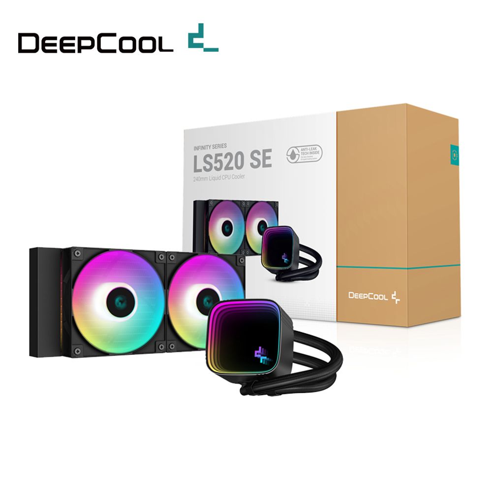 DEEPCOOL 九州風神   LS520 SE 240 水冷排 CPU 散熱器