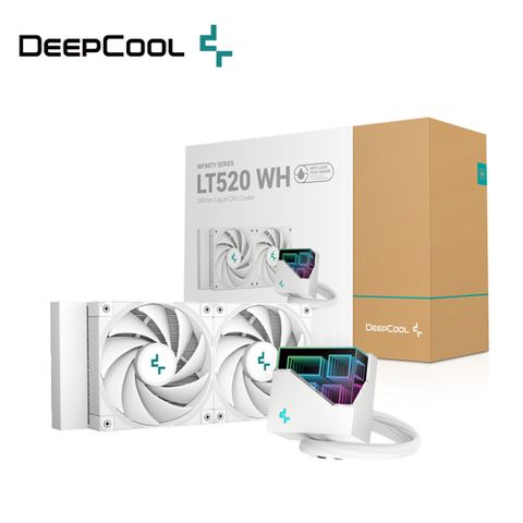 DEEPCOOL 九州風神 LT520 WH 240一體式 水冷 CPU 白色 散熱器