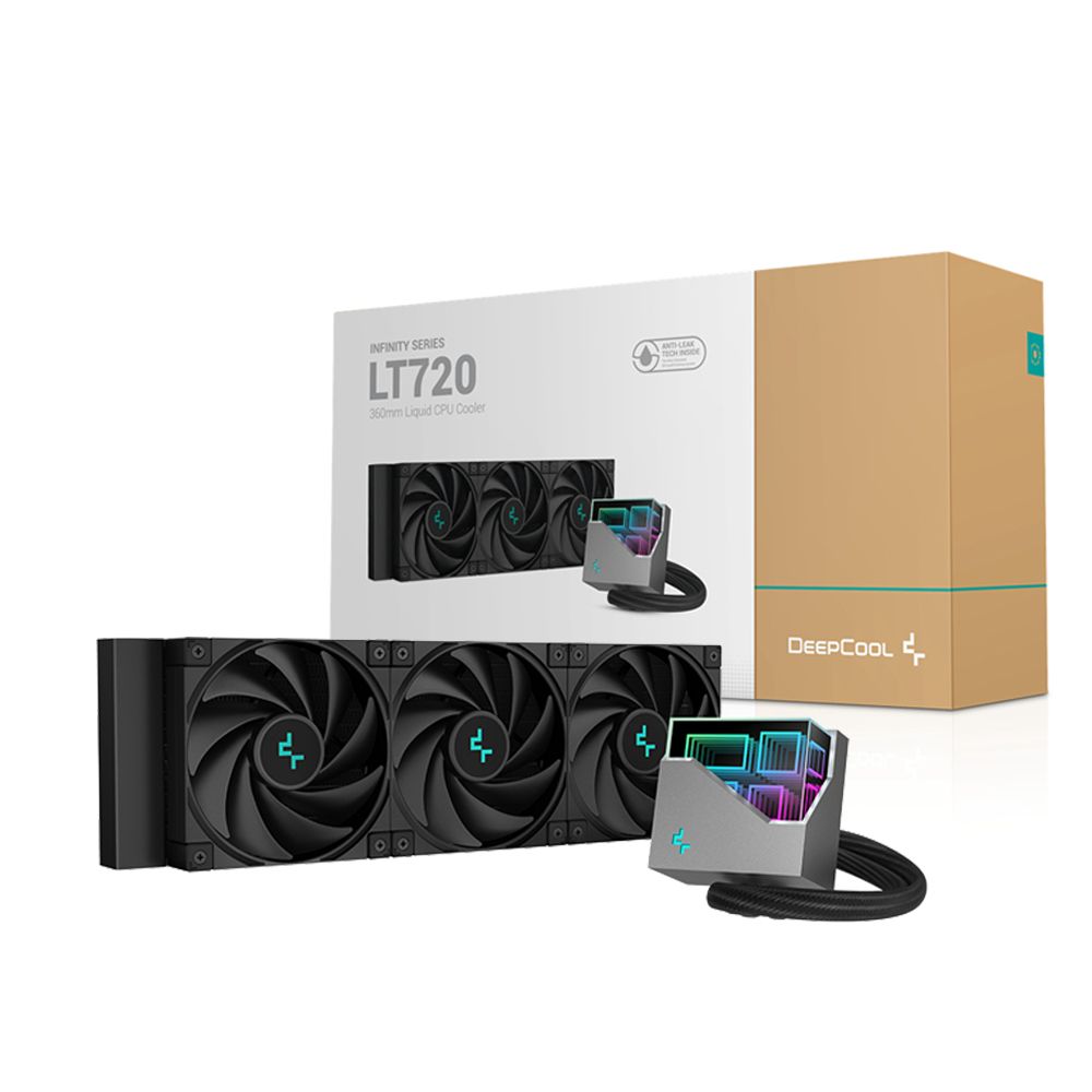 DeepCool reveals new LT series AIO liquid cooler featuring a