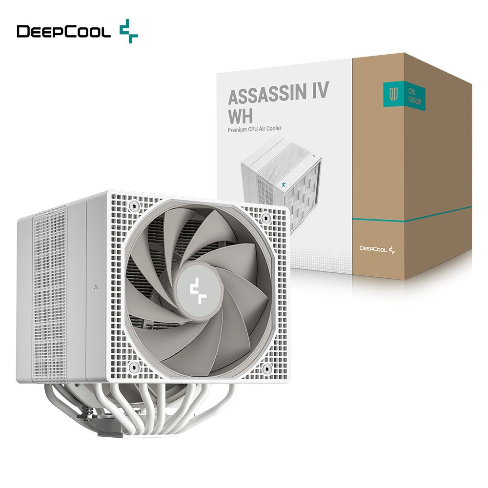 DEEPCOOL 九州風神ASSASSIN IV WH 阿薩辛4 雙塔雙風扇白色CPU 散熱器 