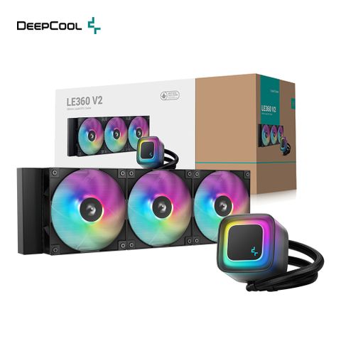 DEEPCOOL 九州風神 LE360 V2 CPU 一體式 360 水冷排 散熱器
