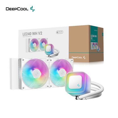 DEEPCOOL 九州風神 LE240 WH V2 CPU 一體式 水冷 散熱器