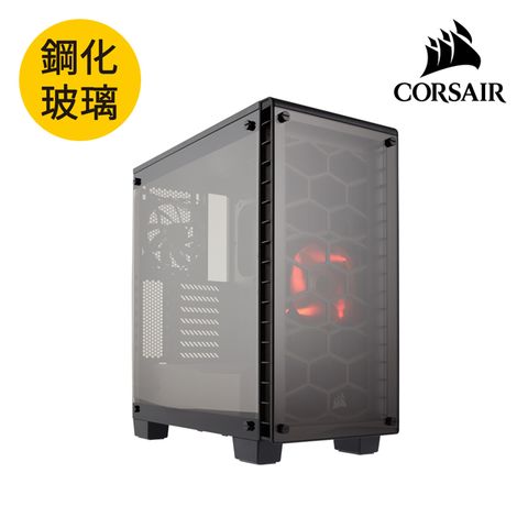 CORSAIR 海盜船 Crystal Series 460X 三面透側中塔式機殼-黑