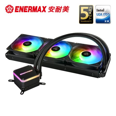 ENERMAX 安耐美 LIQMAX III ARGB 360 虹彩晶凌 水冷 CPU散熱器 ELC-LMT360-ARGB