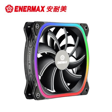 ENERMAX 安耐美 12公分 電腦風扇 SquA 星彩蝠 雪白版 UCSQARGB12P-W-SG(單顆入)