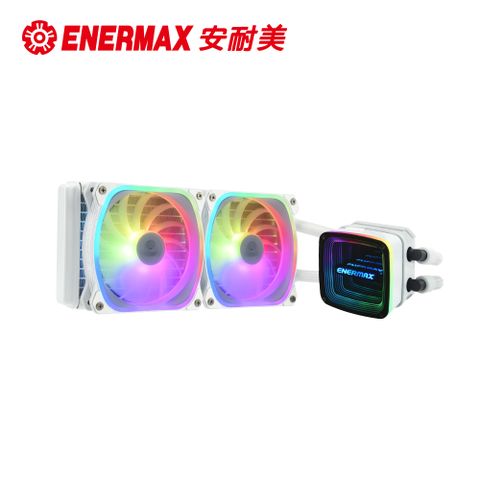 ENERMAX 安耐美 AQUAFUSION ADV 240 ARGB 幻彩晶蝶 特仕版 雪白版 CPU 水冷散熱器