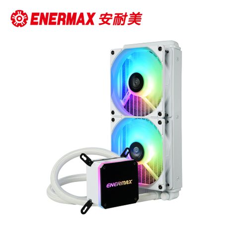 安耐美 ENERMAX LIQMAX III ARGB 240 虹彩晶凌 雪白版 水冷 CPU散熱器 ELC-LMT240-W-ARGB