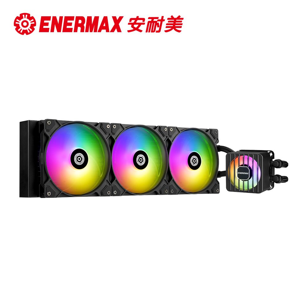 ENERMAX 安耐美   風晶凌 LIQMAXFLO 420 ARGB 38mm厚排 CPU水冷散熱器 (ELC-LMF420T-ARGB)