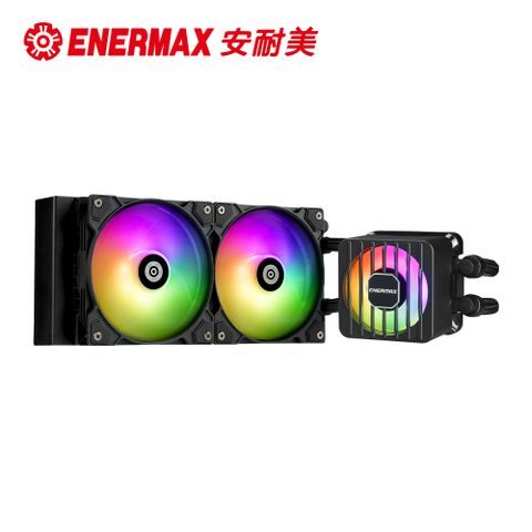 ENERMAX 安耐美 風晶凌 LIQMAXFLO 240 ARGB 38mm厚排 CPU水冷散熱器 (ELC-LMF240T-ARGB)