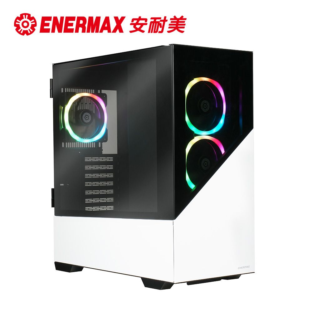 ENERMAX 安耐美   K8 鋼化玻璃 ATX ARGB 電腦機殼-白色 (ECA-EK8-WW-ARGB)