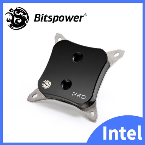 【Bitspower】Summit M Pro 高效能 CPU 水冷頭（黑，Intel 平台）