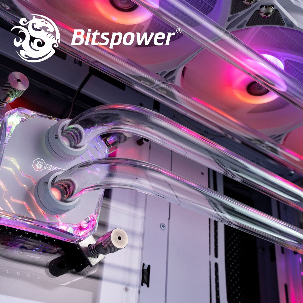 Bitspower TITAN ONE MINI 2.0水冷套組 + 聯力 O11D Mini 雪白機殼