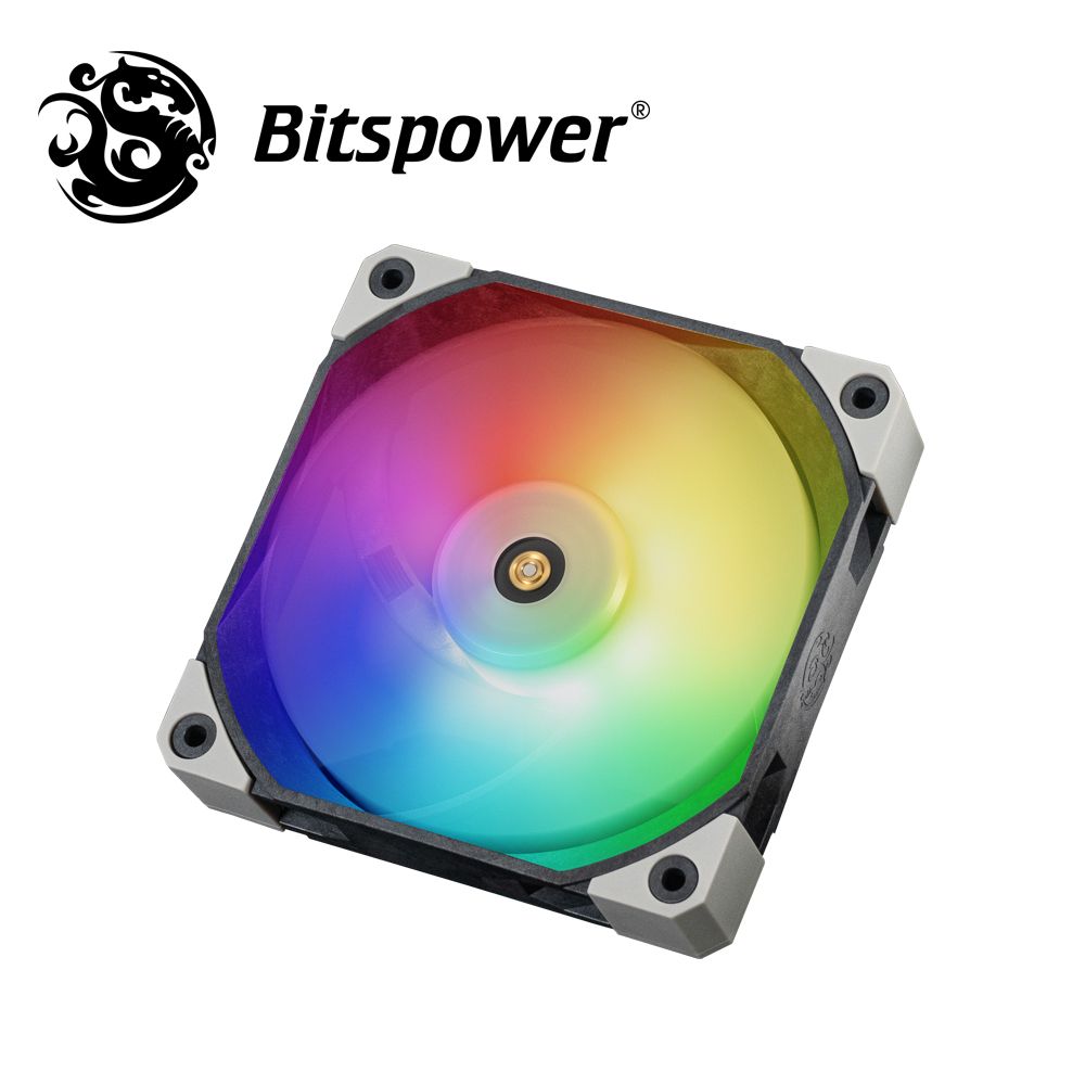 Bitspower Griffin 120 極致風壓電腦散熱風扇Digital RGB 燈效