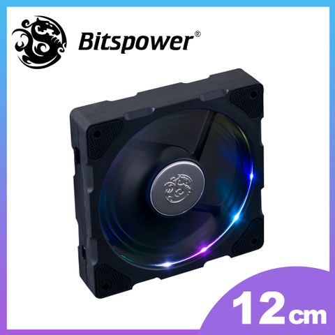 【Bitspower】NJord 尼爾德雙型扇葉電腦散熱風扇（黑色單枚裝）