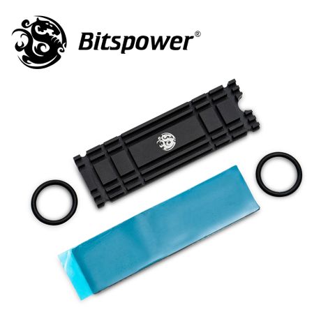 【Bitspower】M.2 2280 SSD 散熱片（黑，適用 PS5）