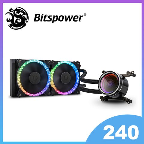 Bitspower Cyclops CPU 一體式水冷散熱器240mm冷排 (Notos Xtal 風扇)