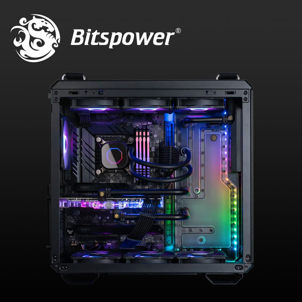 Bitspower Horus 荷魯斯高效能 CPU 水冷頭 (黑軟管DIY版)