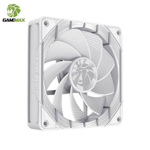 GAMEMAX 遊戲帝國 TORNADO T12 ARGB-R 反葉扇 白色