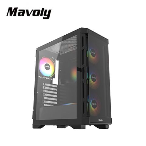 Mavoly 松聖 LIME-0820 下置 ATX 電腦機殼-黑