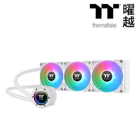 TT thermaltake 曜越 TH360 V2 ARGB Sync 主板連動版一體式水冷散熱器 白色