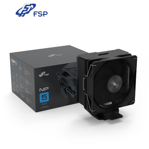 FSP 全漢 NP5 BLACK 12cm 風扇 單塔式 四熱管 CPU 散熱器