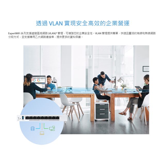 ASUS 華碩 ExpertWiFi EBG19P Gigabit POE+VPN Layer 7防火牆 可供電123W 有線路由器